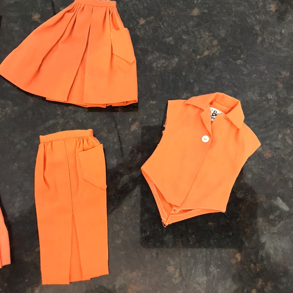 Vintage Barbie 1960’s Orange PAK Lot of 5 pieces - Picture 3 of 6
